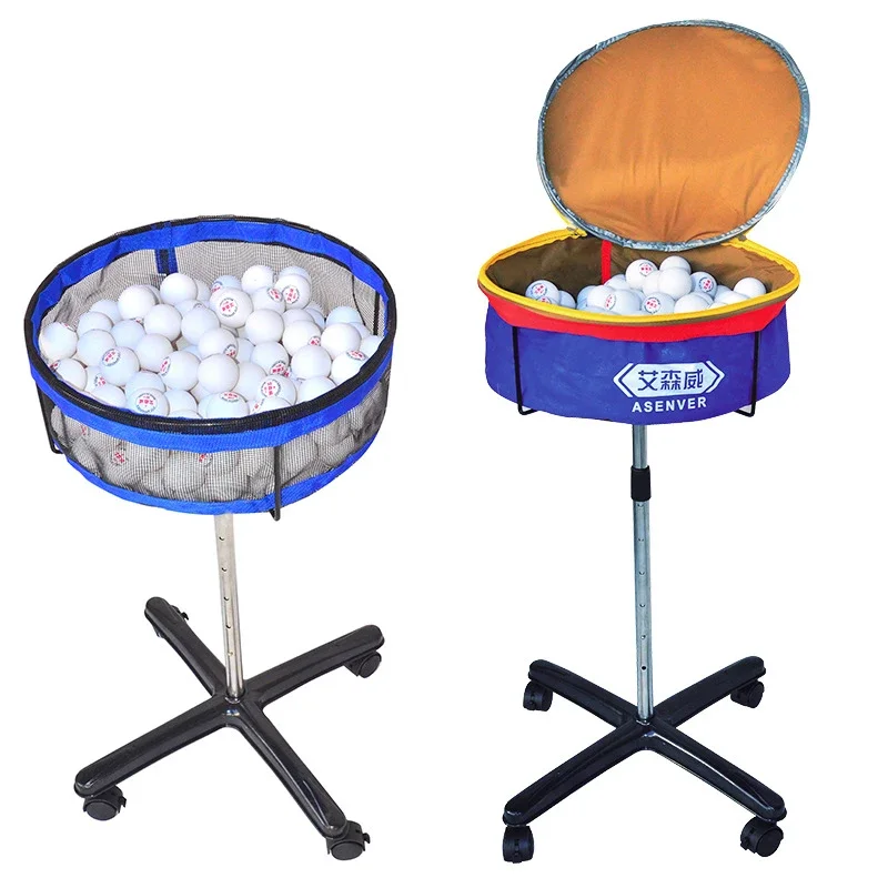 Ping Pong Ball Set - Mobiler Tischtennis-Mehrfachball-Aufbewahrungskorb, Tragbarer Ping-Pong-Trainingsball-Sammelbehälter, Sportzubehör