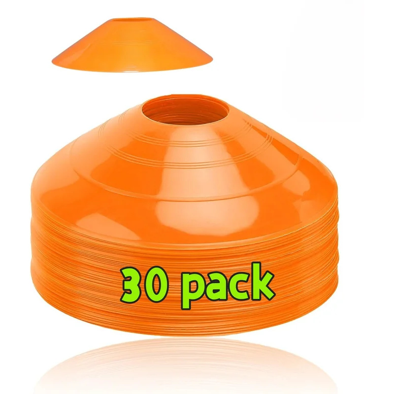Football Training Cone - 30er-Pack Fußball-Trainingskegel, Agility-Übungskegel, Fußballkegel, Markierungskegel für