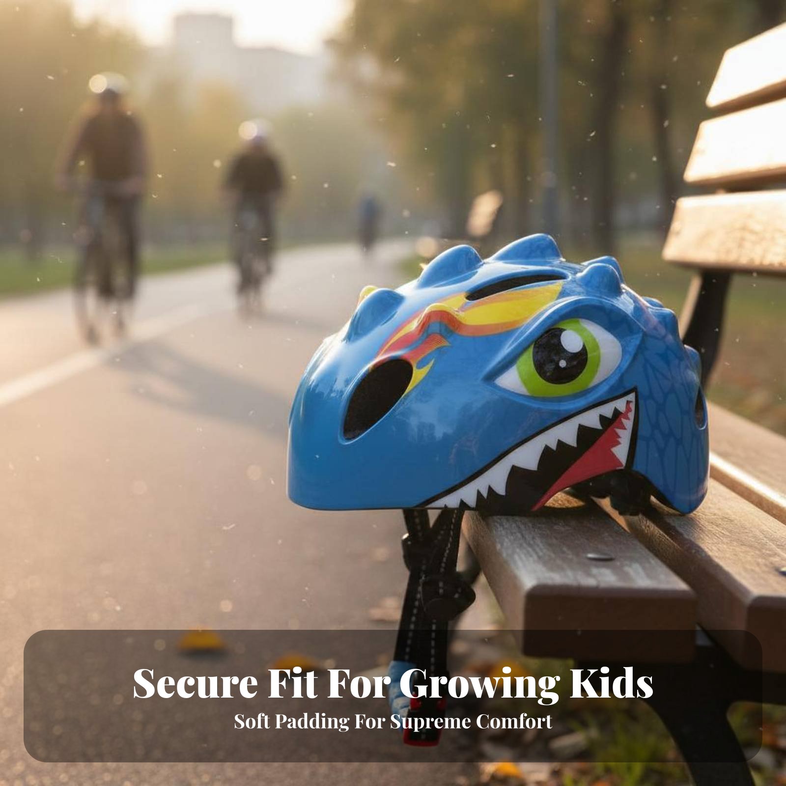 Sports Equipment For Kids - Cartoon-Dinosaurier-Helm, vielseitiger Kinder-Fahrradhelm, Sicherheitsausrüstung, atmungsaktive Sportausrüstung,