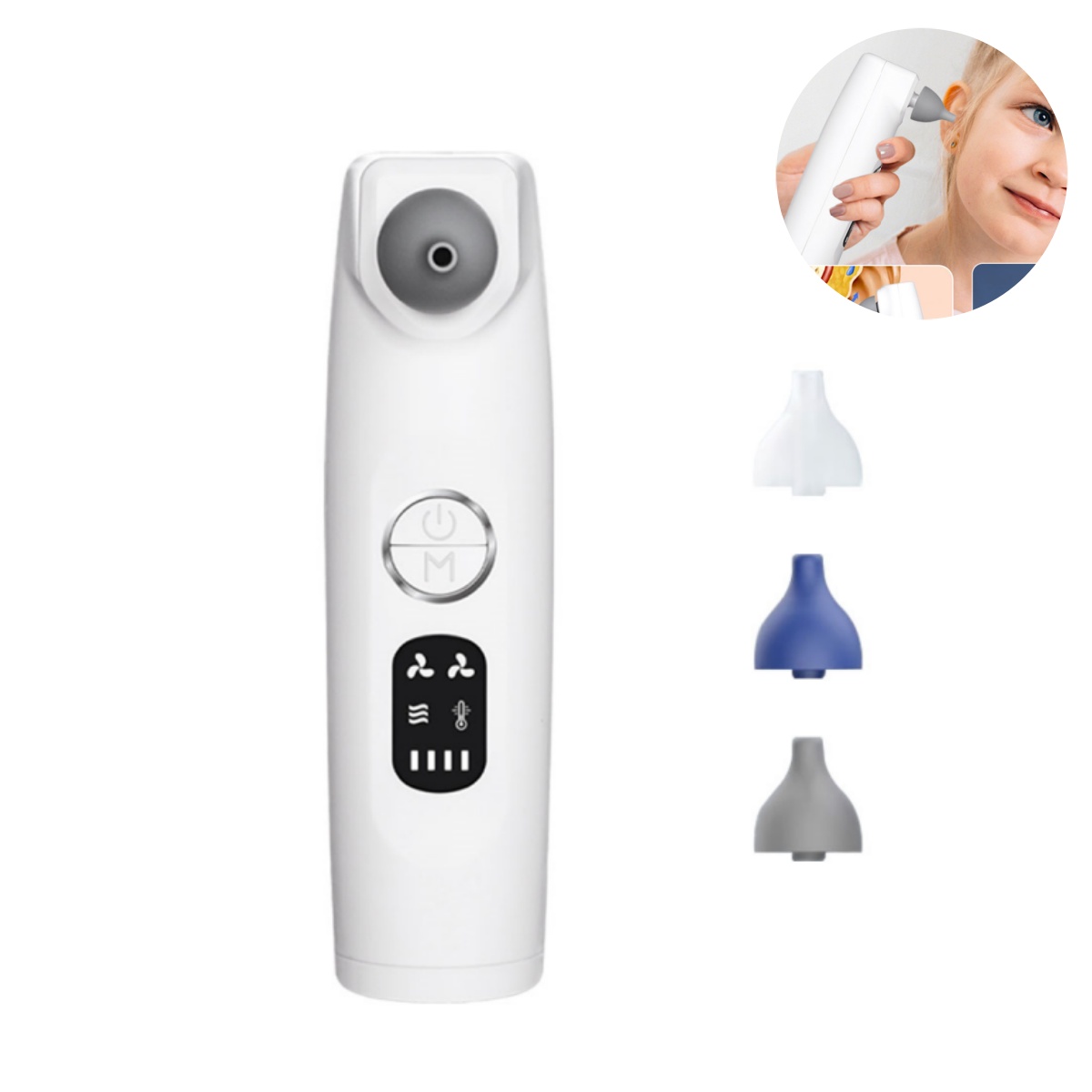 Sports Equipment Dryer - Ohrentrockner, wiederaufladbares Ohrtrocknungsgerät mit LCD-Display für