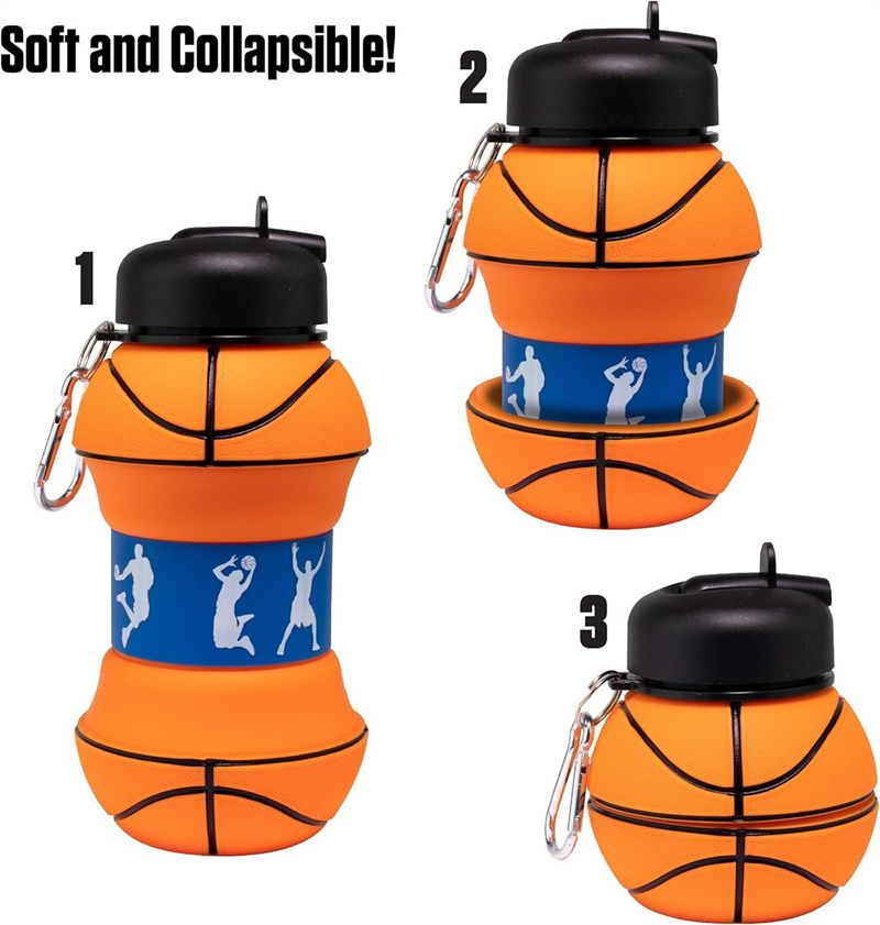 Sports Equipment In School - Falten Sie die Wasserflasche, Campingbecher, Becher,