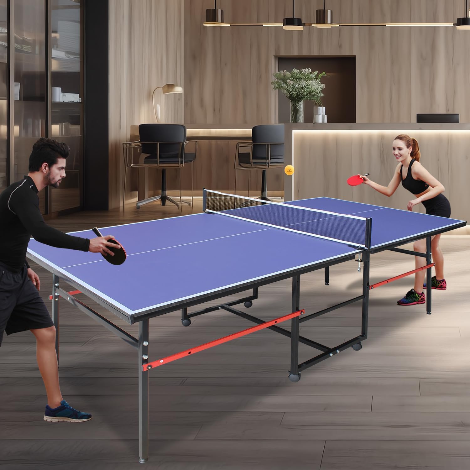 8 Fuß tragbarer Ping-Pong-Tisc – Ping Pong Ball Set Bewertung und Preis