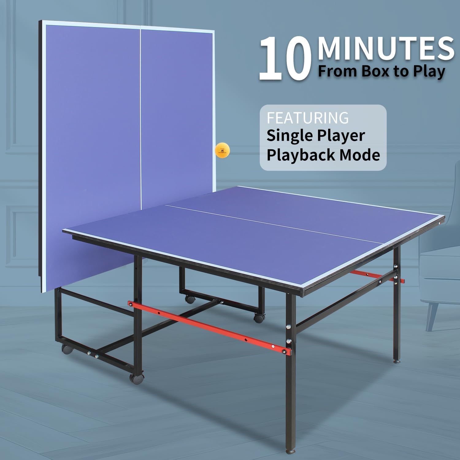8 Fuß tragbarer Ping-Pong-Tisc – Ping Pong Ball Set Bewertung und Preis