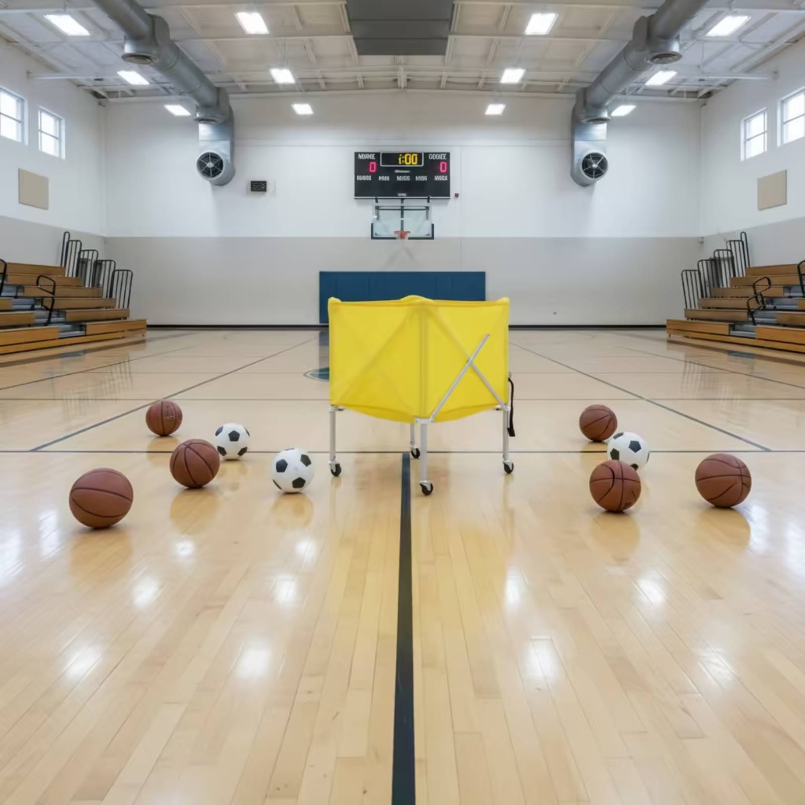 Zusammenklappbarer Ballwagen m – Sports Equipment In School Bewertung und Preis
