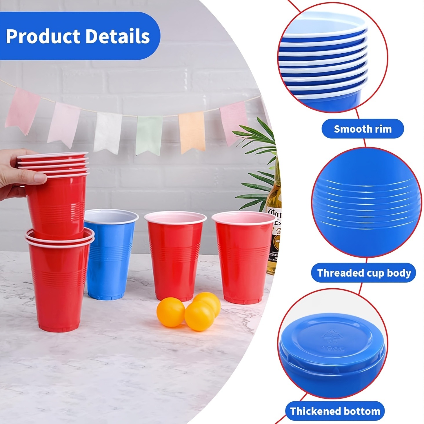 Beer Pong Spielset & Partybech – Ping Pong Ball Set Bewertung und Preis