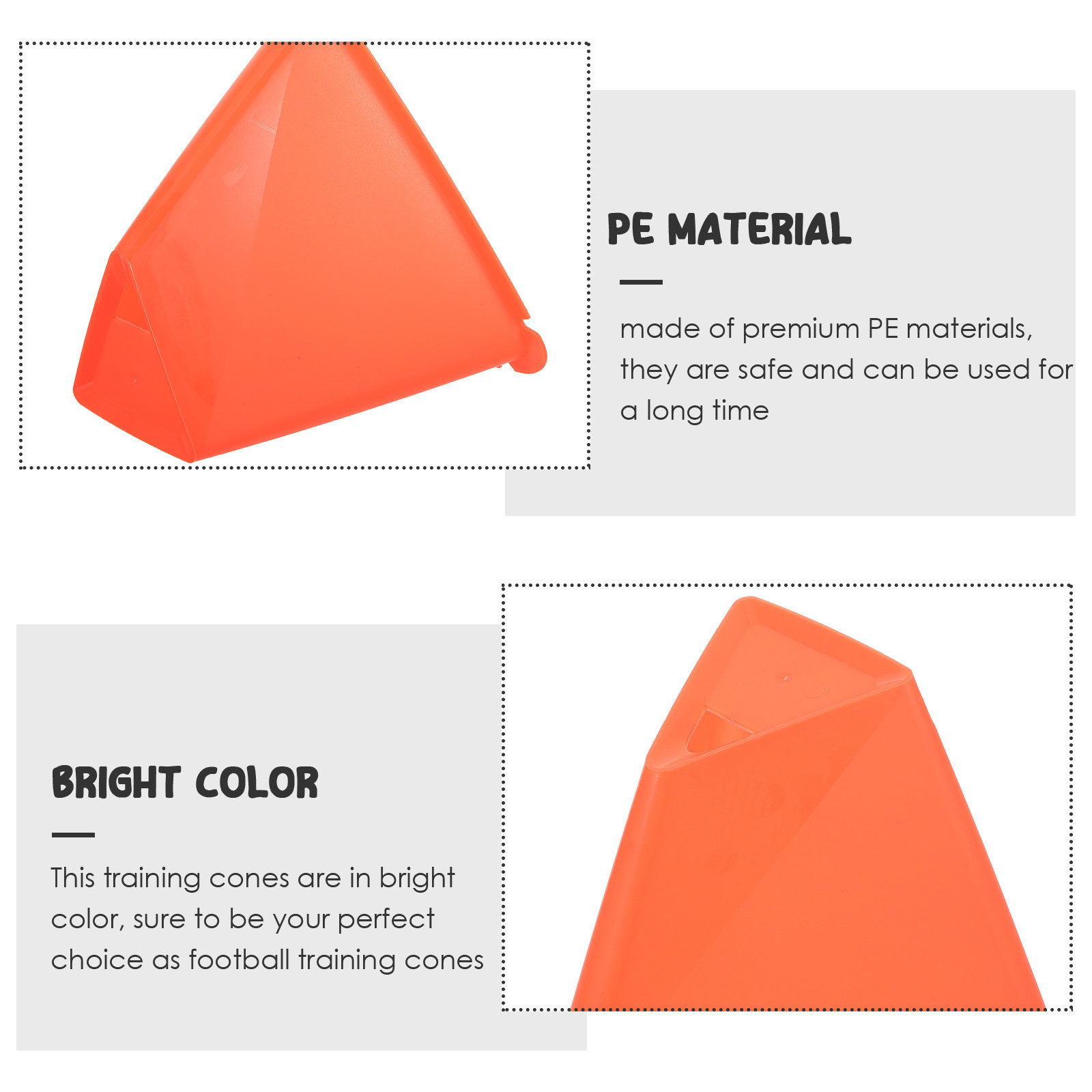 6 Stück Fußball-Trainingshütch – Football Training Cone Bewertung und Preis