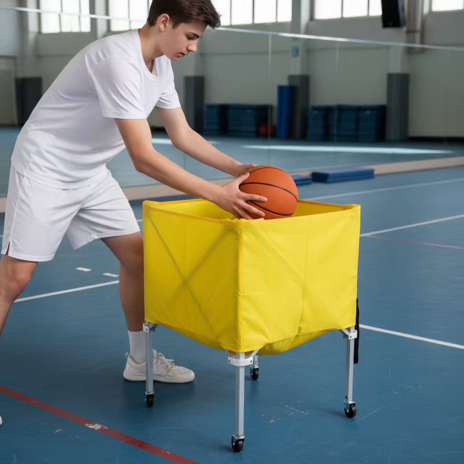 Zusammenklappbarer Ballwagen m – Sports Equipment In School Bewertung und Preis