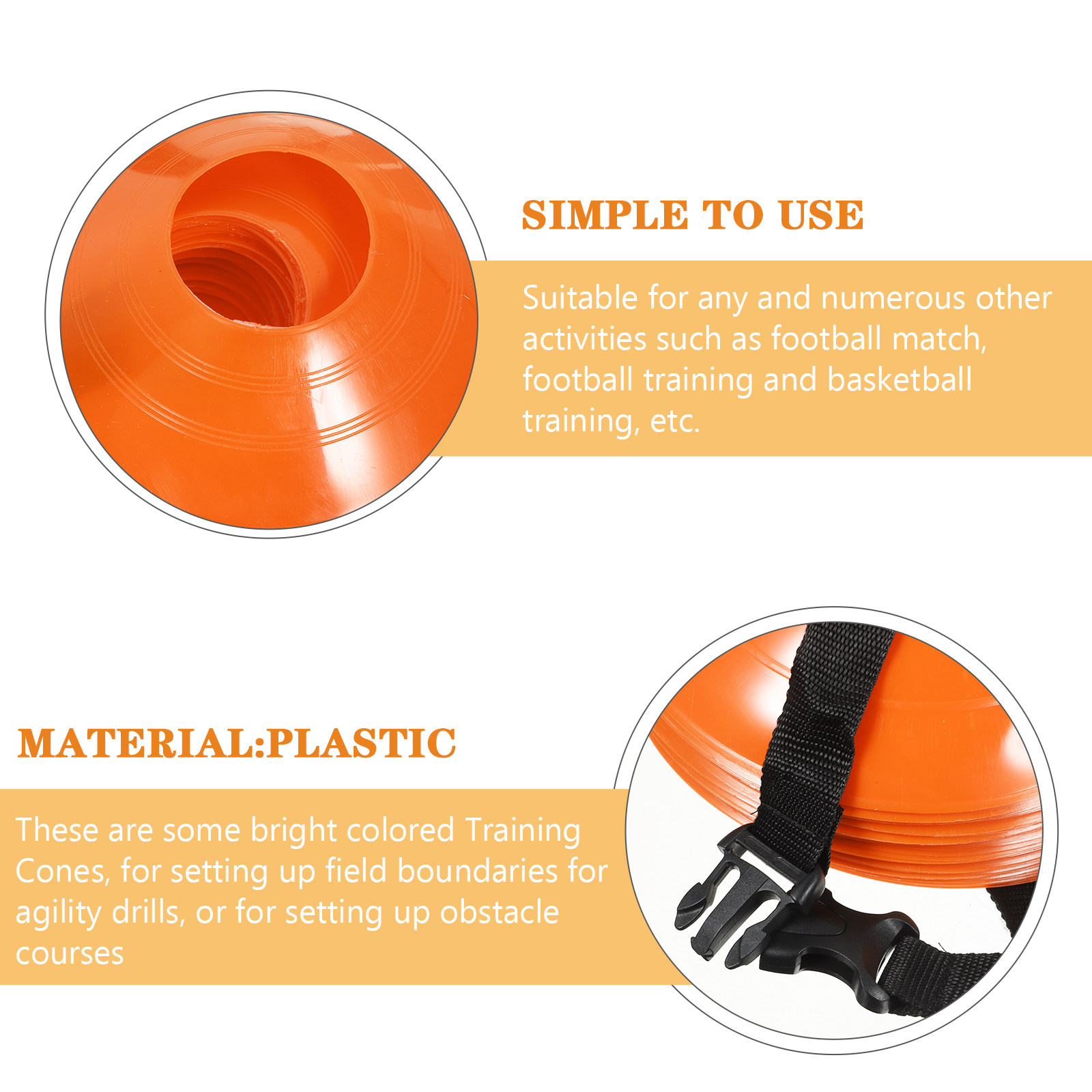 1 Set Fußball-Trainingshütchen – Football Training Cone Bewertung und Preis
