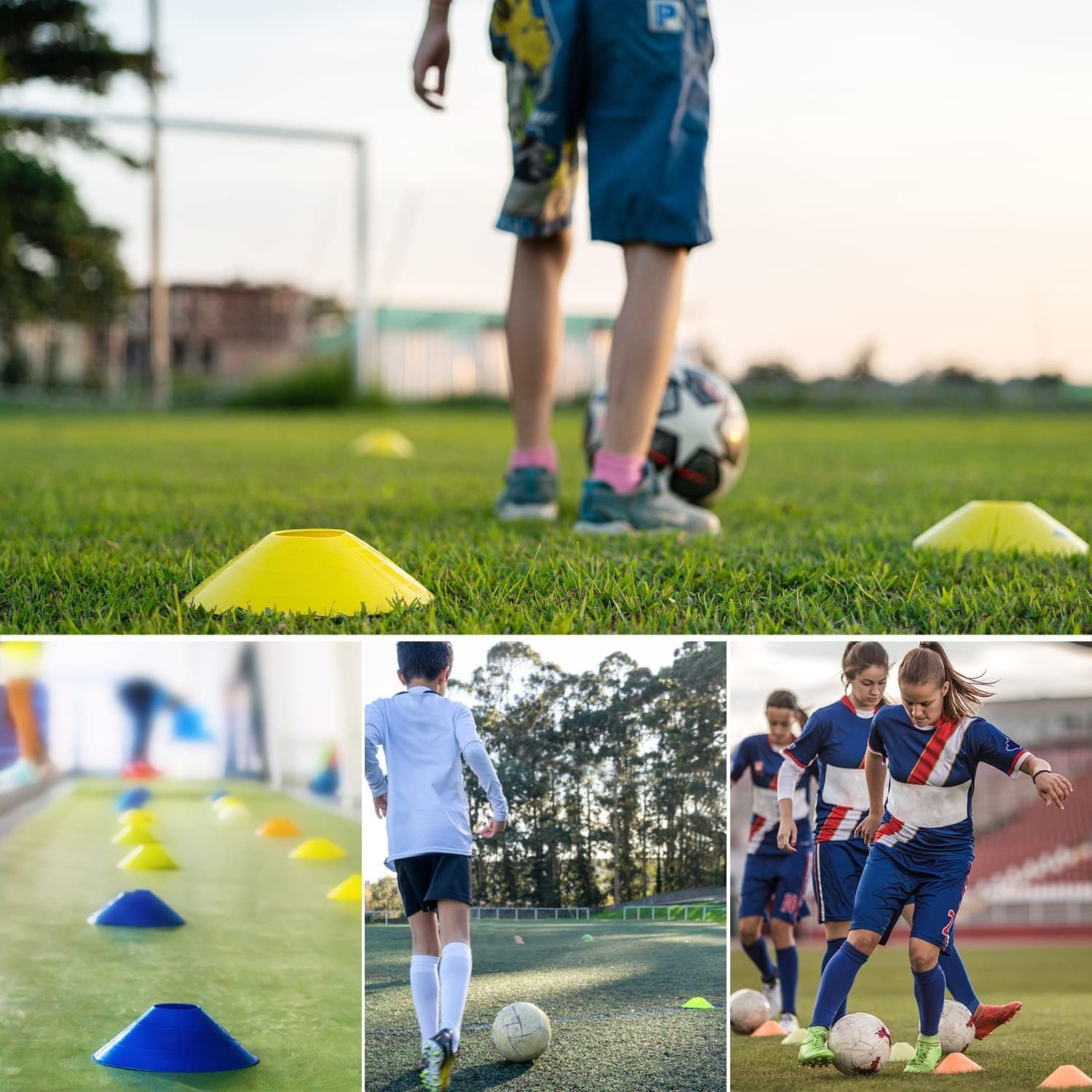 25-teiliges Fußball-Trainingsk – Football Training Cone Bewertung und Preis