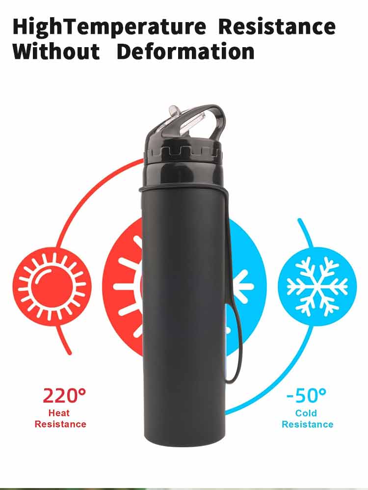 600 ml Reise-Camping-Silikon,  – Sports Equipment In School Bewertung und Preis
