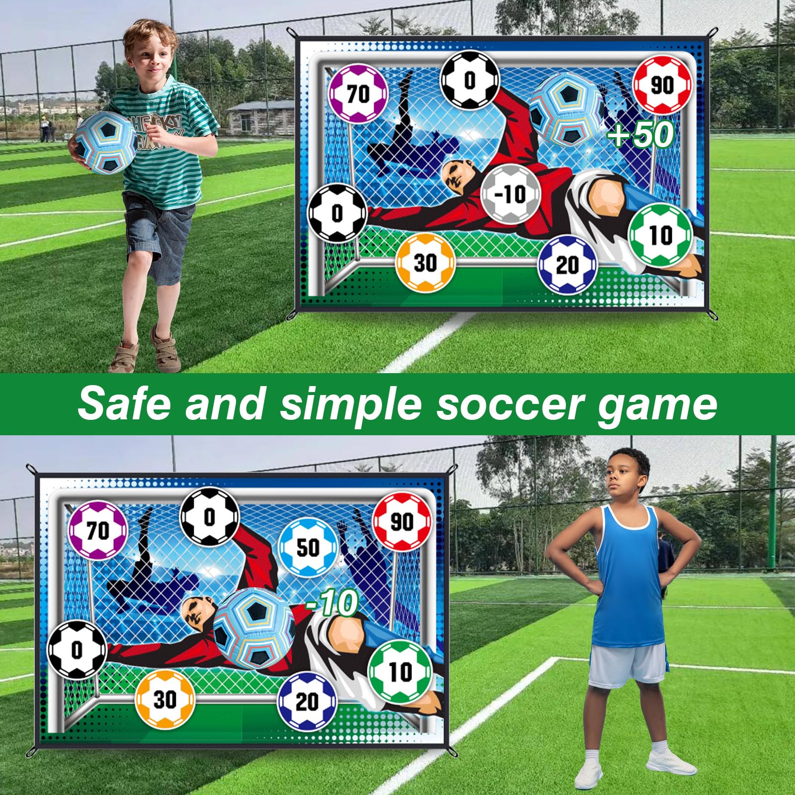150CM Fußball Spiel Matte Set  – Sports Equipment For Boys Bewertung und Preis