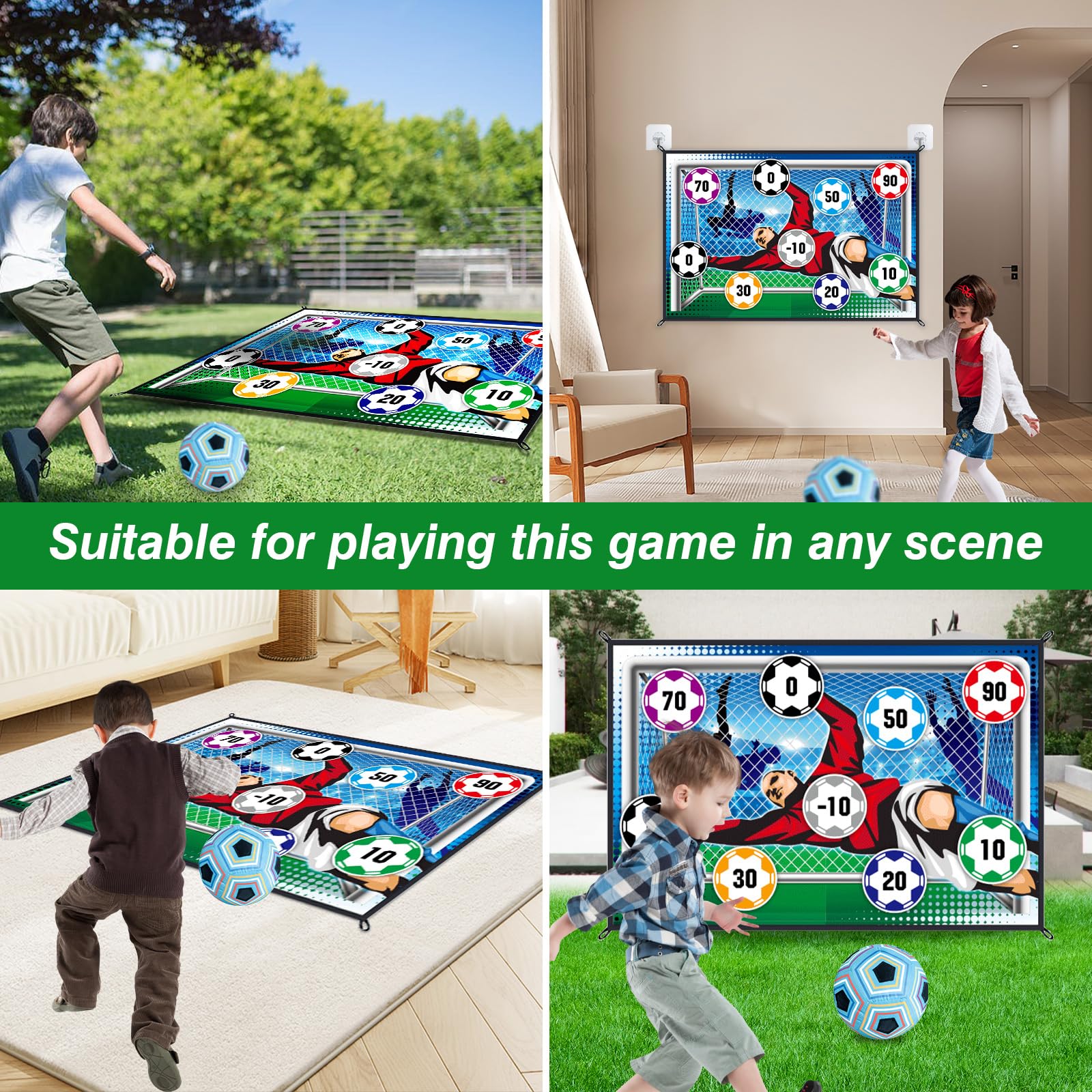 150CM Fußball Spiel Matte Set  – Sports Equipment For Boys Bewertung und Preis